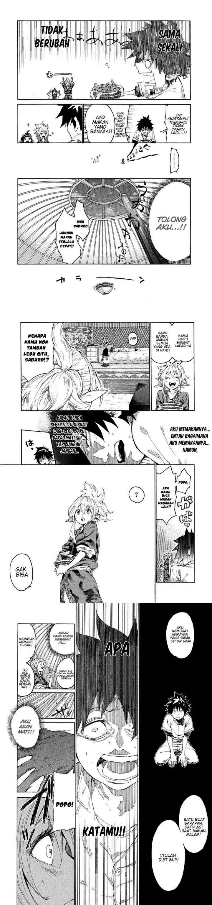 Mazumeshi Elf to Yuubokugurashi chapter 1 halaman 8