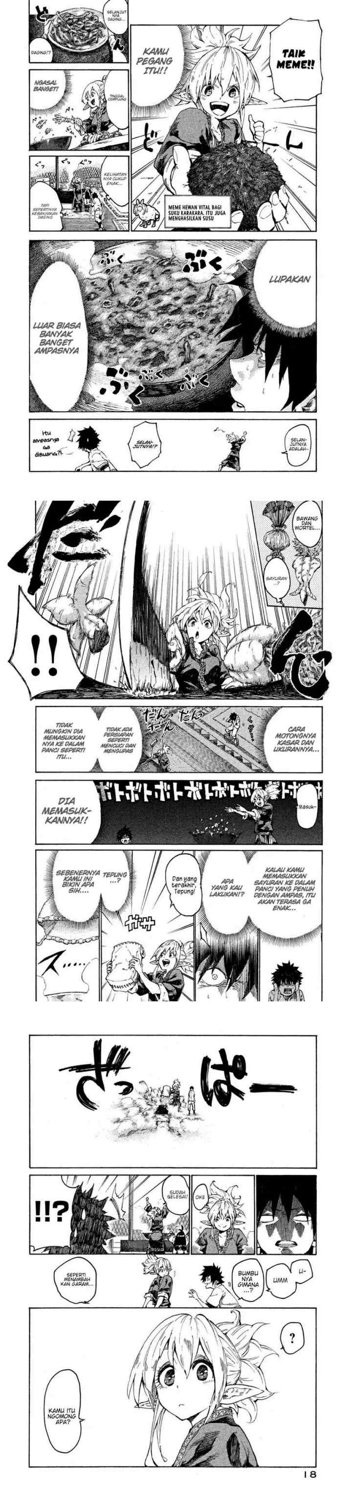 Mazumeshi Elf to Yuubokugurashi chapter 1 halaman 6
