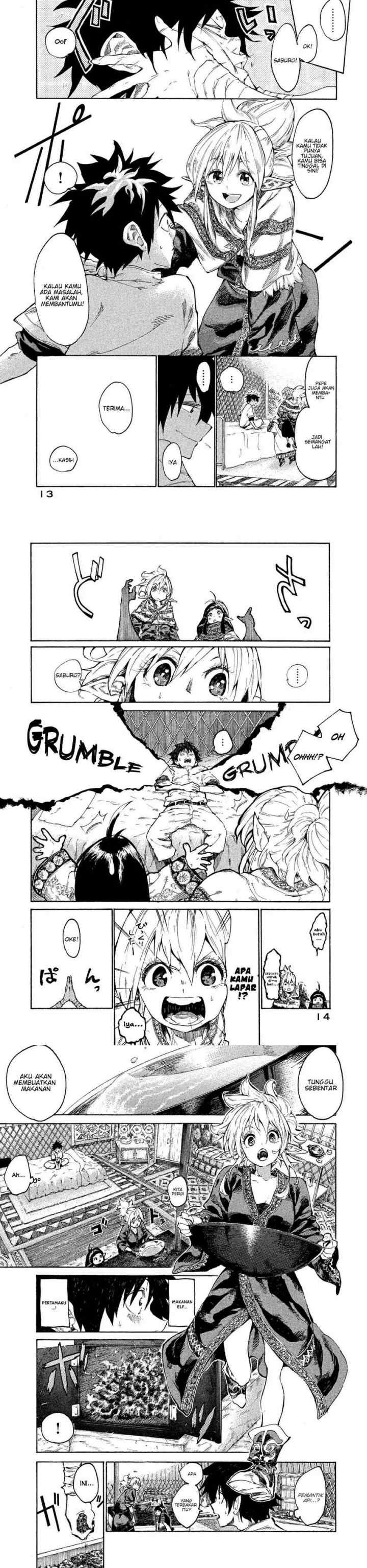 Mazumeshi Elf to Yuubokugurashi chapter 1 halaman 5