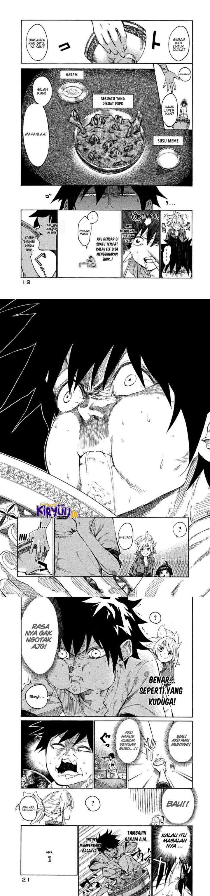 Mazumeshi Elf to Yuubokugurashi chapter 1 halaman 7