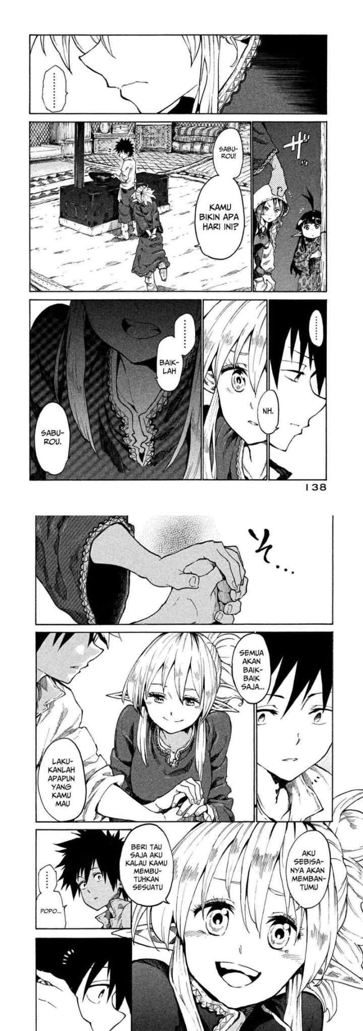 Mazumeshi Elf to Yuubokugurashi chapter 10 halaman 7