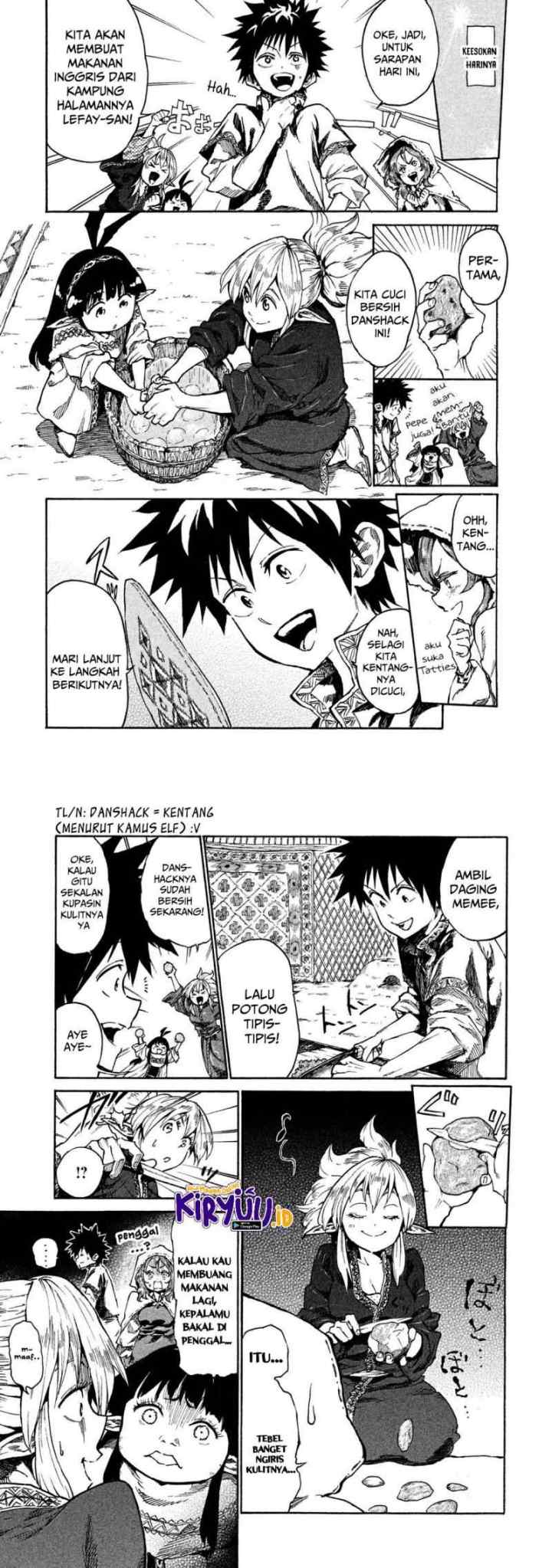 Mazumeshi Elf to Yuubokugurashi chapter 10 halaman 12