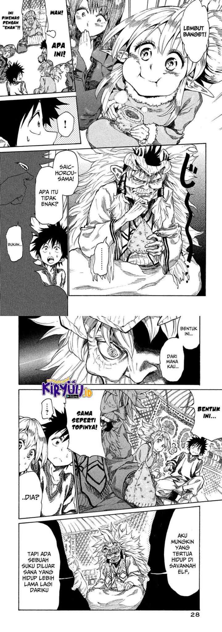 Mazumeshi Elf to Yuubokugurashi chapter 11 halaman 15