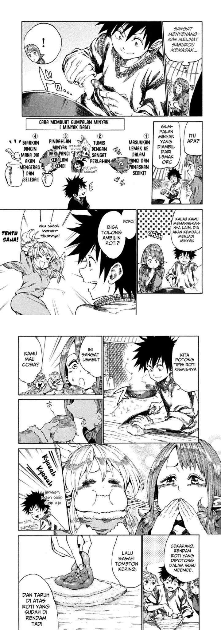 Mazumeshi Elf to Yuubokugurashi chapter 11 halaman 13