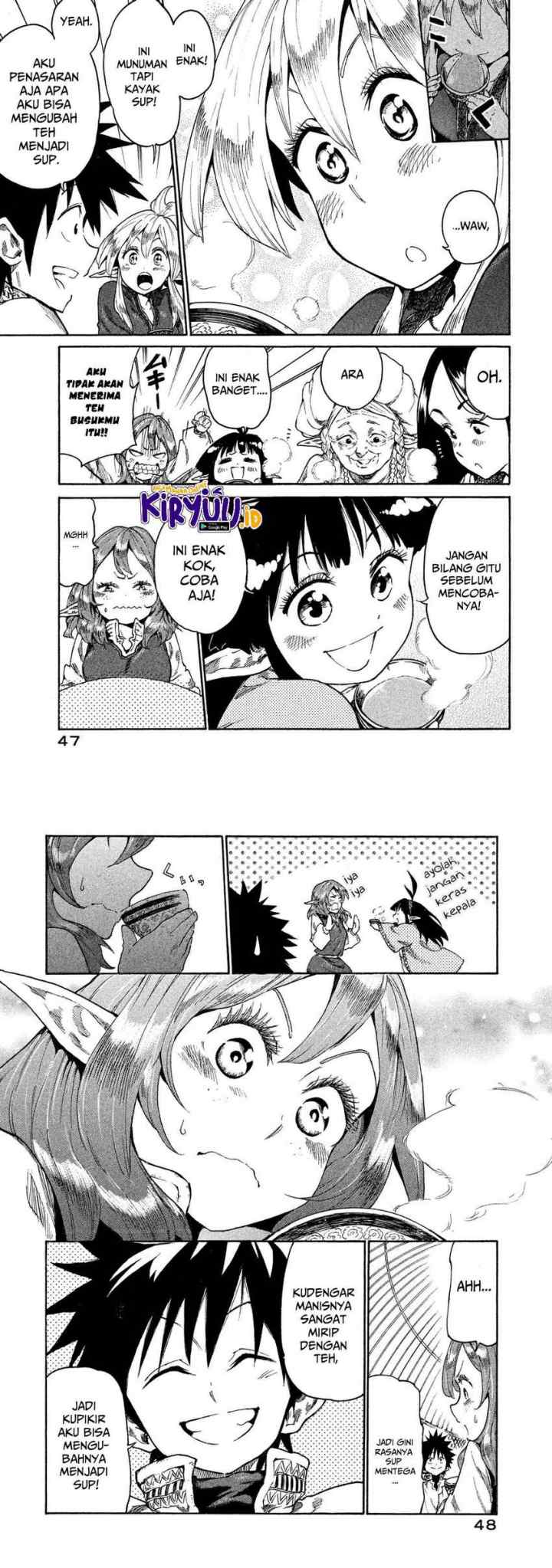 Mazumeshi Elf to Yuubokugurashi chapter 12 halaman 9