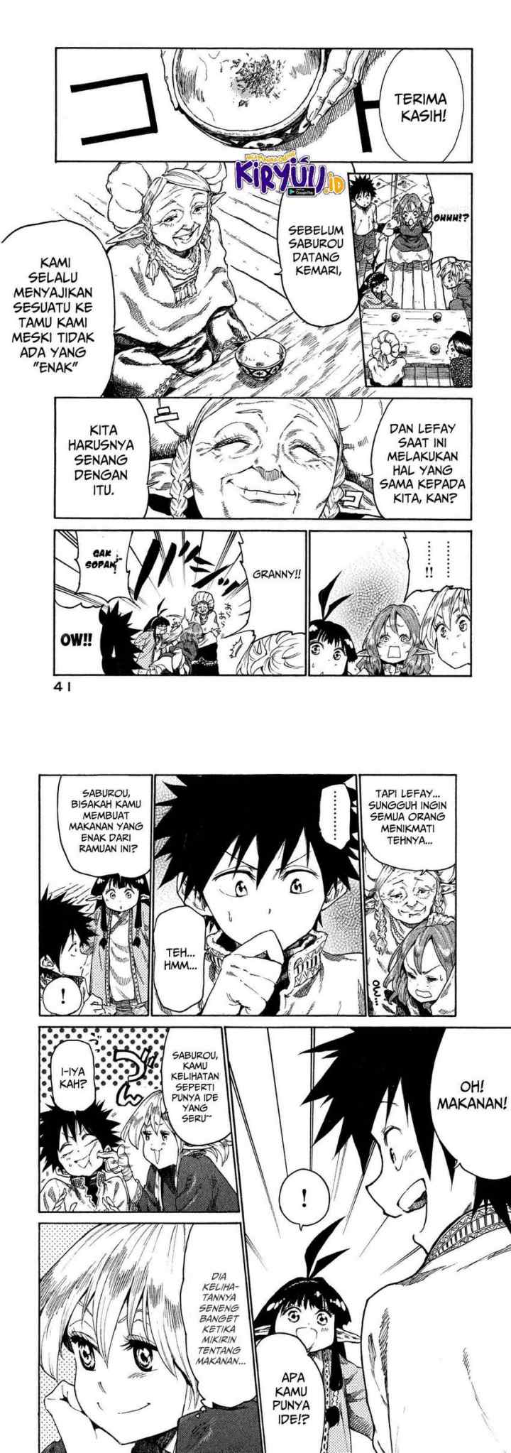 Mazumeshi Elf to Yuubokugurashi chapter 12 halaman 6