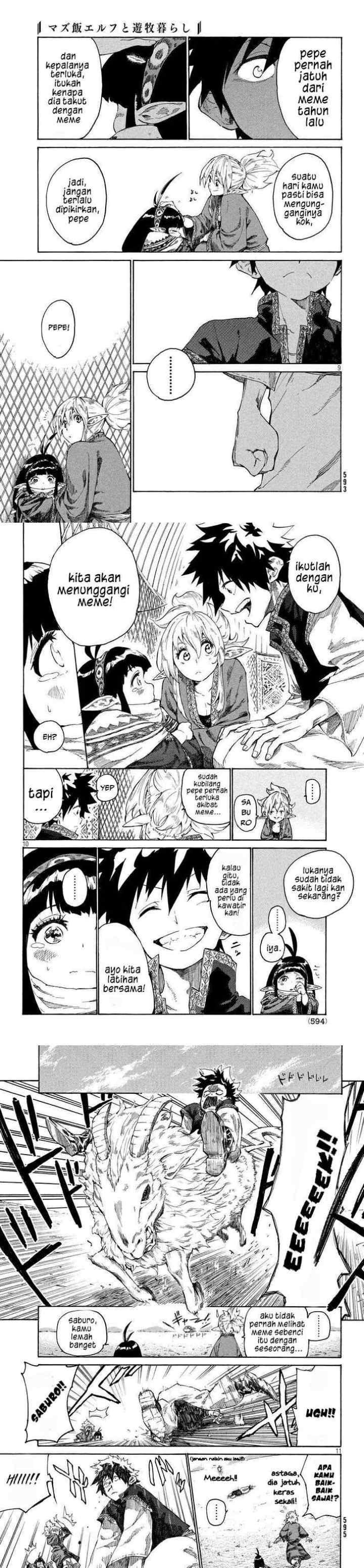 Mazumeshi Elf to Yuubokugurashi chapter 2 halaman 4
