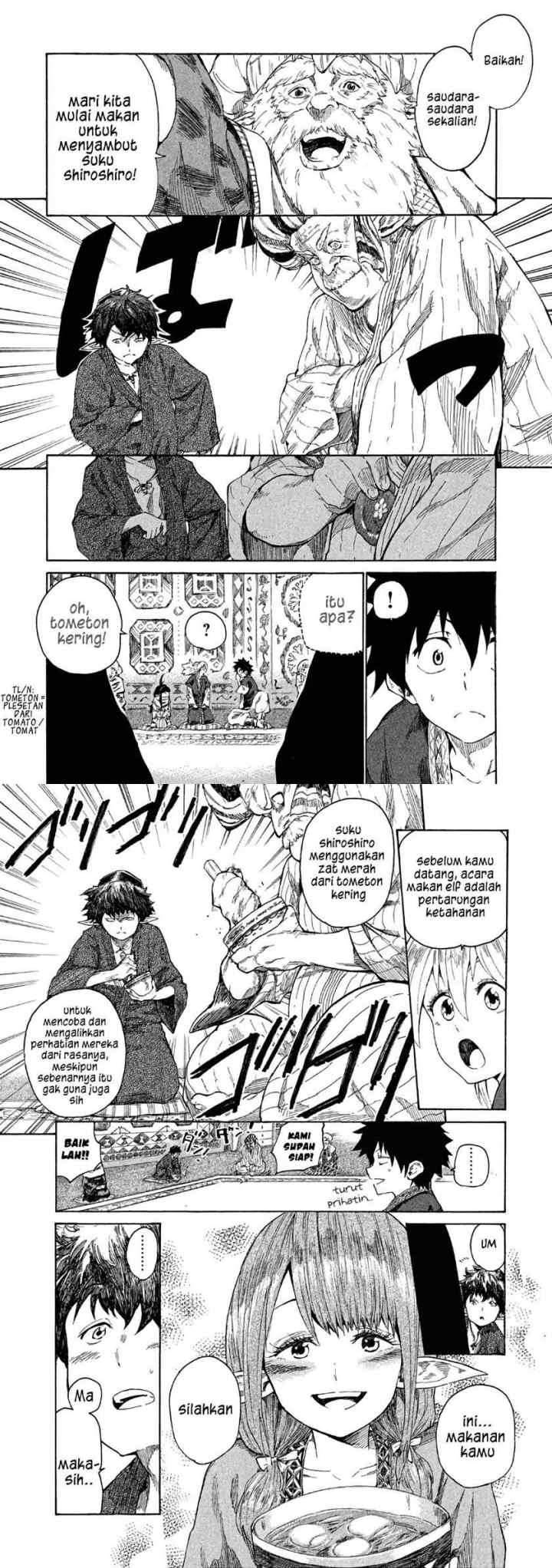 Mazumeshi Elf to Yuubokugurashi chapter 3 halaman 4