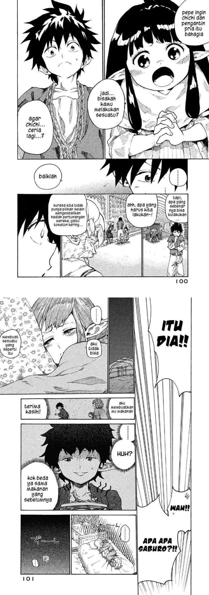Mazumeshi Elf to Yuubokugurashi chapter 3 halaman 7