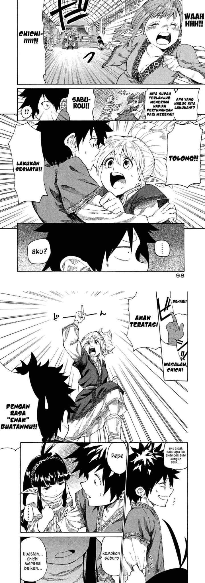 Mazumeshi Elf to Yuubokugurashi chapter 3 halaman 6
