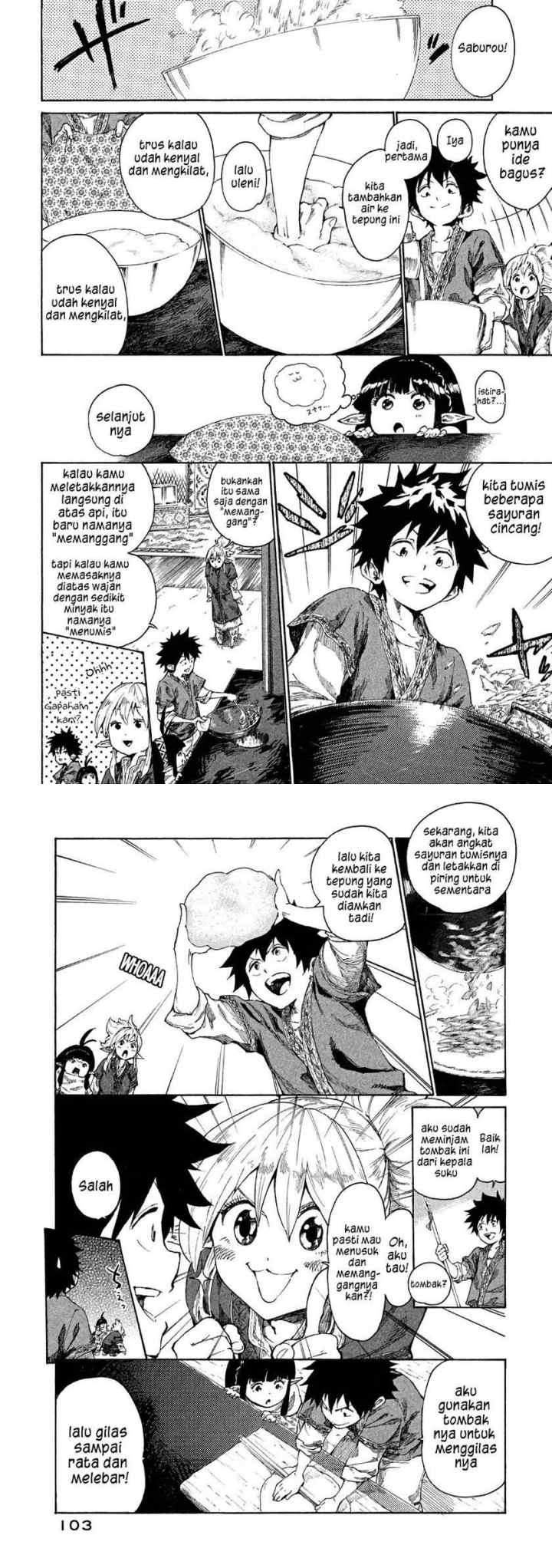 Mazumeshi Elf to Yuubokugurashi chapter 3 halaman 8