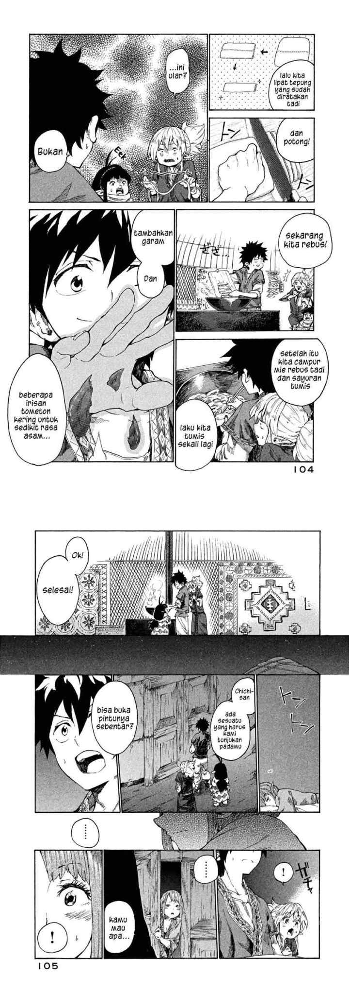 Mazumeshi Elf to Yuubokugurashi chapter 3 halaman 9