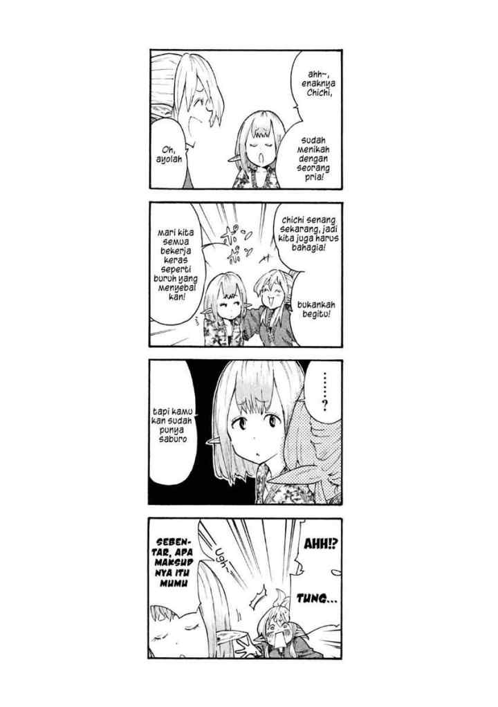 Mazumeshi Elf to Yuubokugurashi chapter 4 halaman 13
