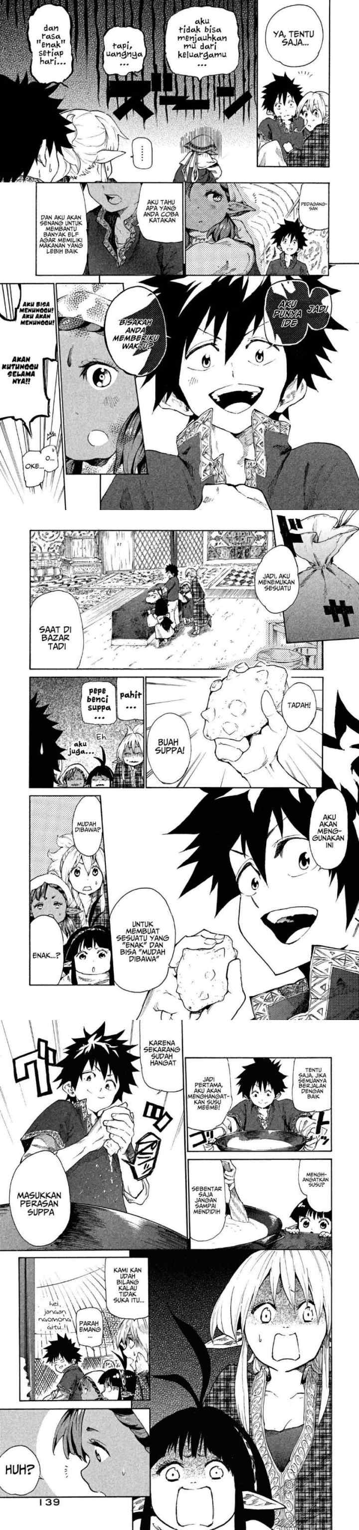 Mazumeshi Elf to Yuubokugurashi chapter 5 halaman 6
