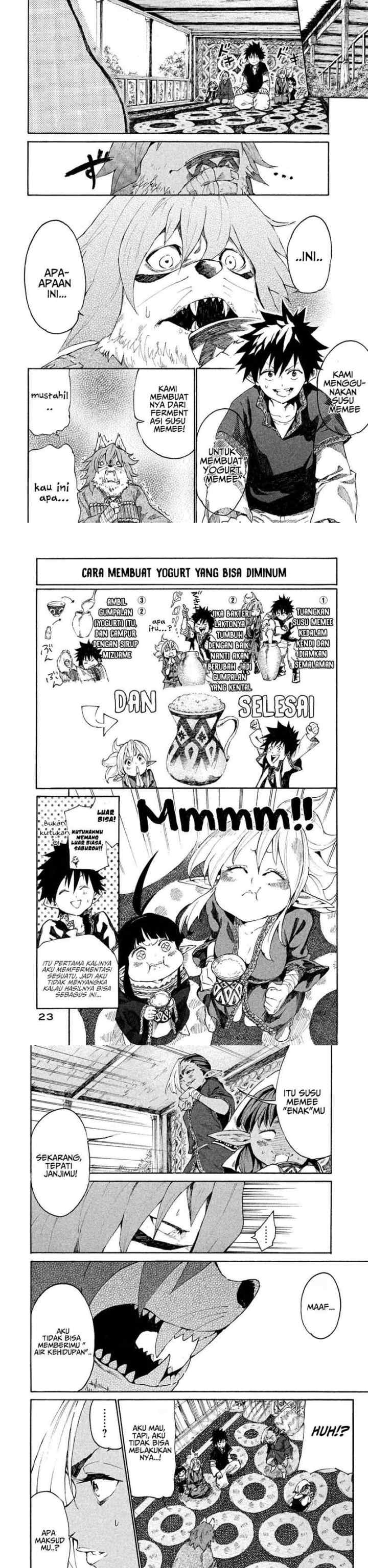 Mazumeshi Elf to Yuubokugurashi chapter 6 halaman 9