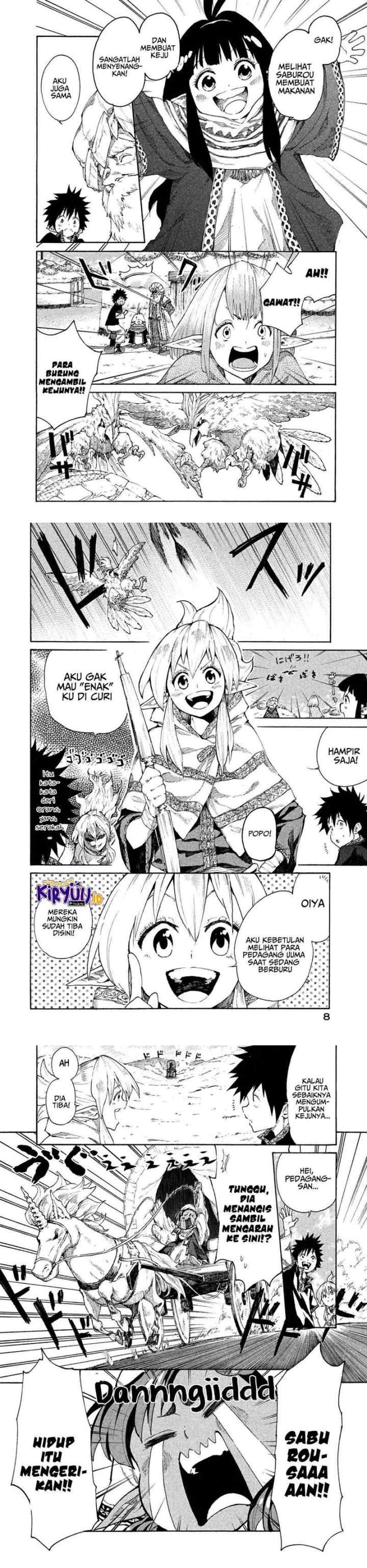 Mazumeshi Elf to Yuubokugurashi chapter 6 halaman 4