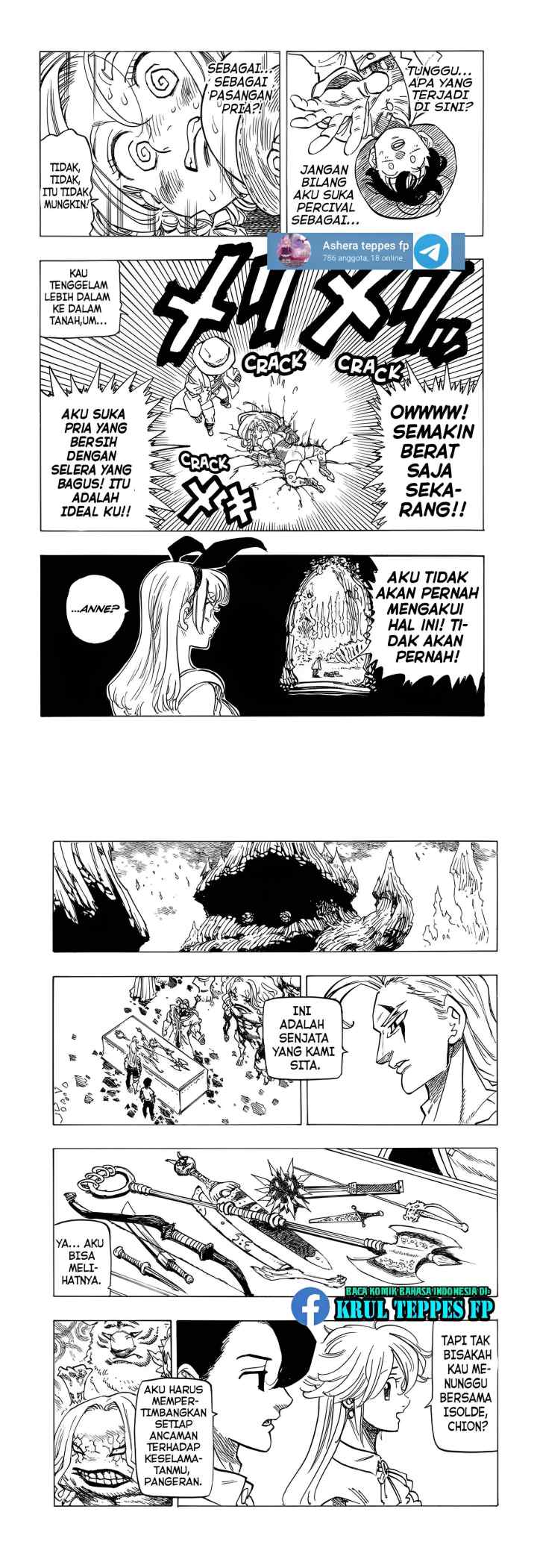 Mokushiroku no Yonkishi chapter 110 halaman 9