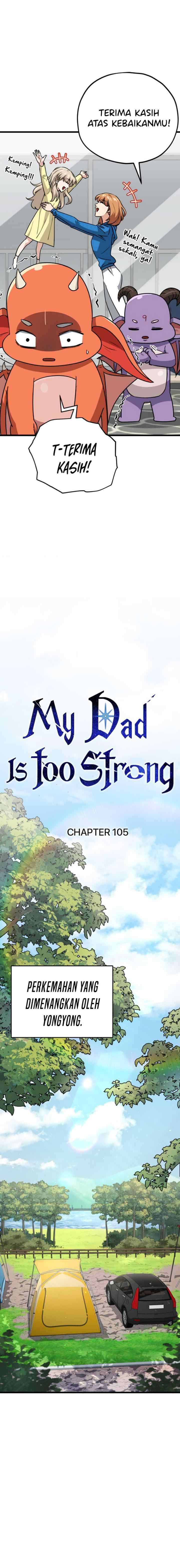 My Dad Is Too Strong chapter 105 halaman 7