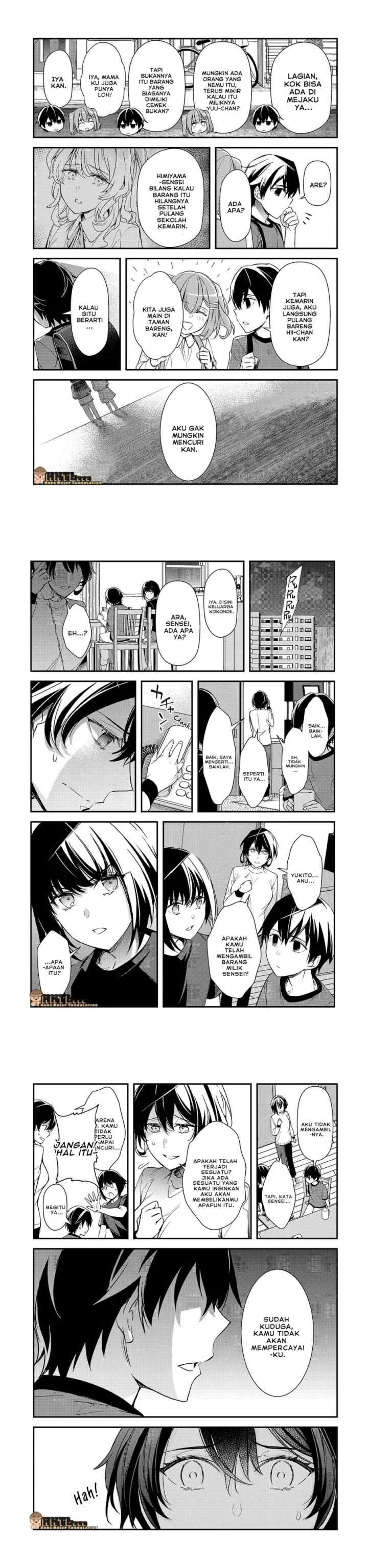 Ore ni Trauma wo Ataeta Joshi-tachi ga Chirachira Mitekuru kedo, Zannen desu ga Teokure desu chapter 25 halaman 4