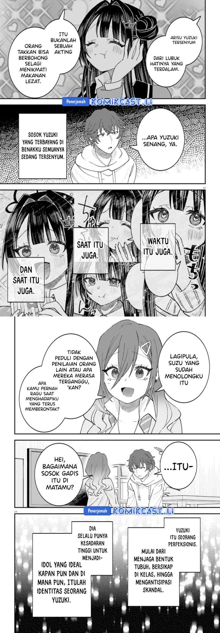 Ore no Haitoku Meshi o Onedari Sezu ni Irarenai, Otonari no Top Idol-sama chapter 13 halaman 12