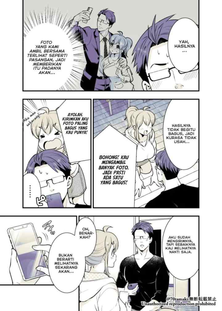 Osananajimi ga Hisabisa ni Saikai Shitara Otagai Kyonyuu ni Natteta chapter 16 halaman 4