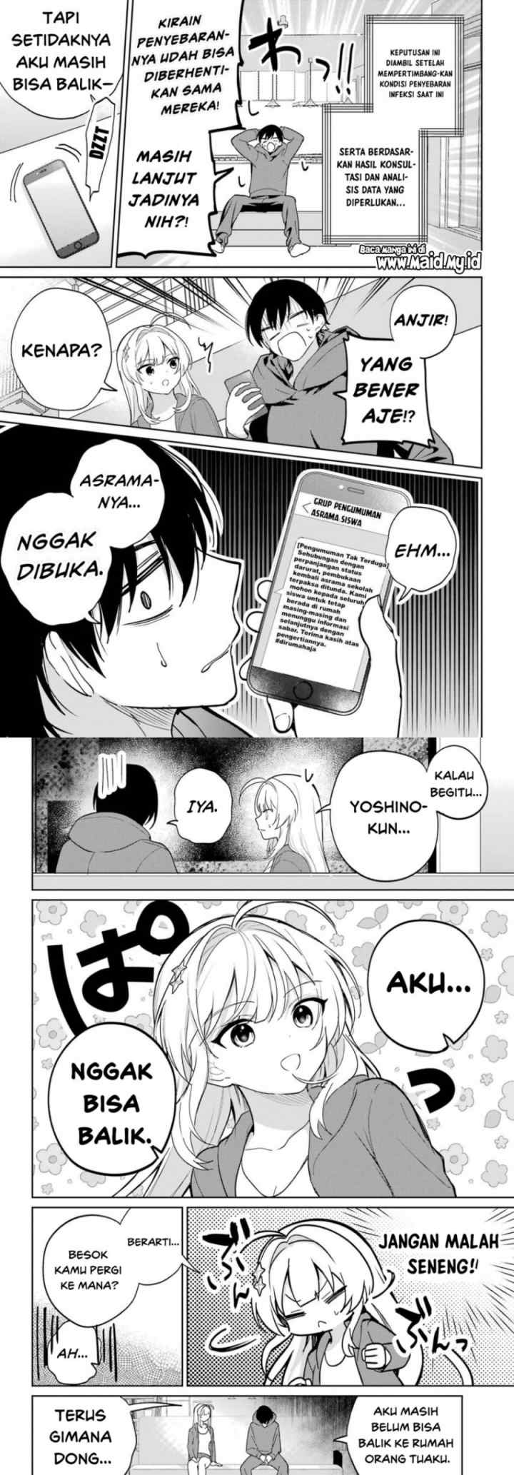 Remote Jugyou ni Nattara Class 1 no Bishoujo to Doukyo Suru Koto ni Natta chapter 12 halaman 10