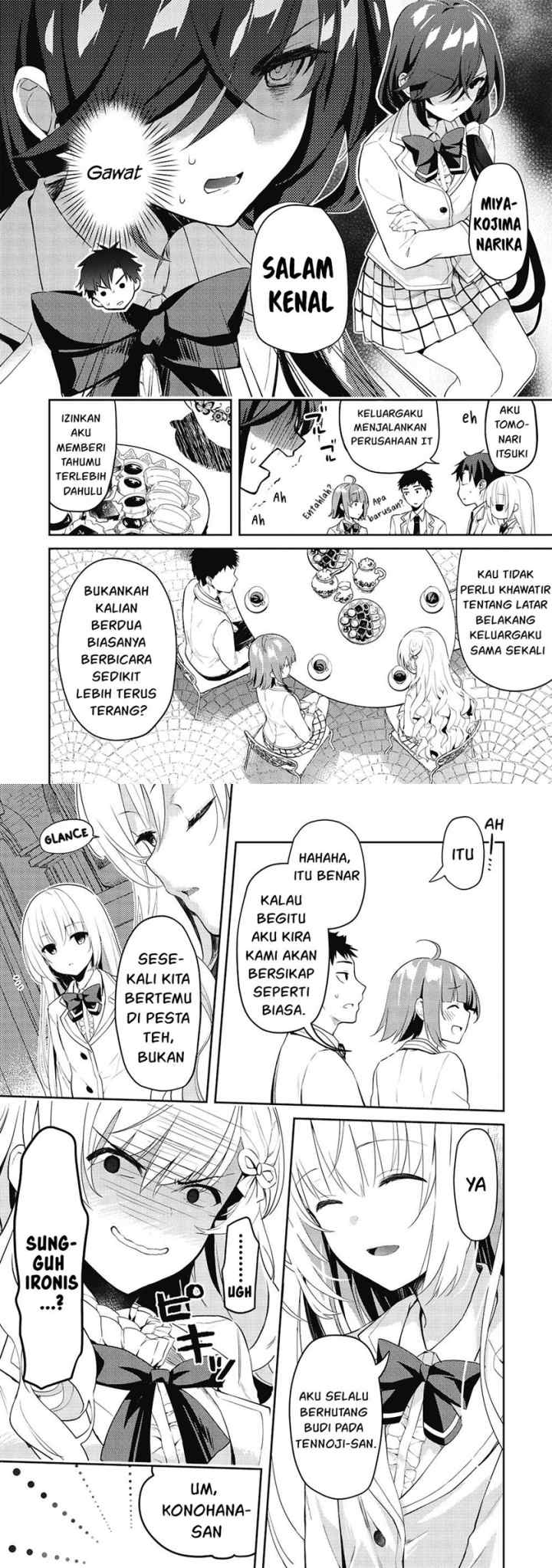 Saijo no Osewa ~Takane no Hana Darakena Meimon Kou de, Gakuin Ichi no Ojou-sama (Seikatsu Noryoku Kaimu) o Kagenagara Osewa suru Koto ni Narimashita~ chapter 10 halaman 8