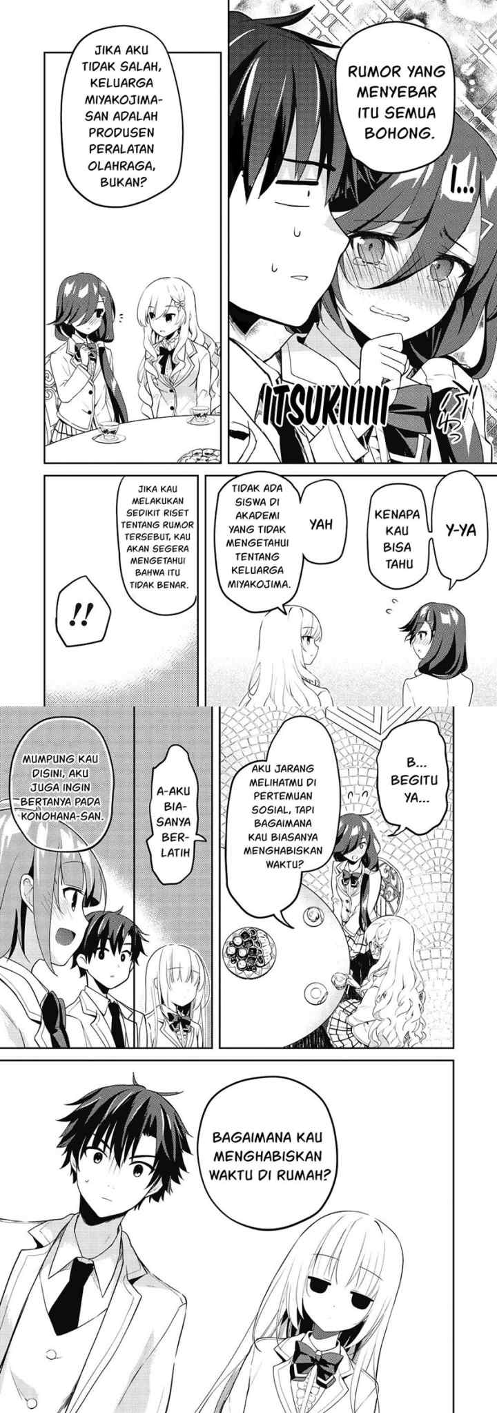 Saijo no Osewa ~Takane no Hana Darakena Meimon Kou de, Gakuin Ichi no Ojou-sama (Seikatsu Noryoku Kaimu) o Kagenagara Osewa suru Koto ni Narimashita~ chapter 10 halaman 12