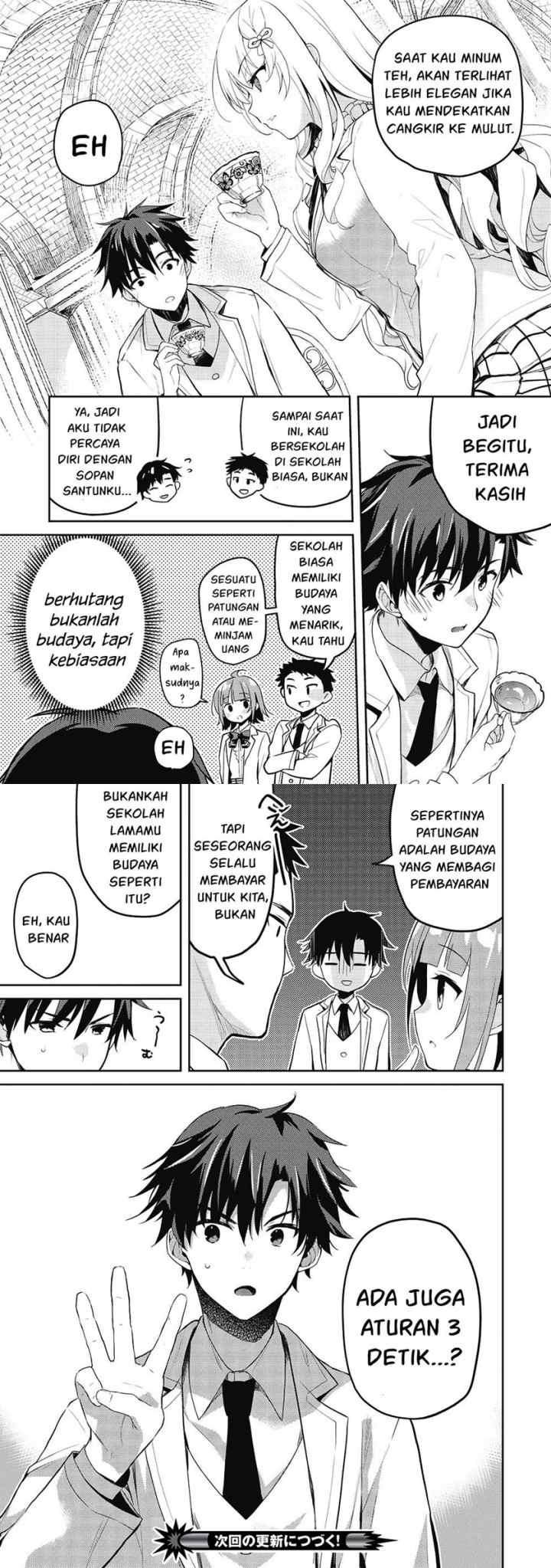 Saijo no Osewa ~Takane no Hana Darakena Meimon Kou de, Gakuin Ichi no Ojou-sama (Seikatsu Noryoku Kaimu) o Kagenagara Osewa suru Koto ni Narimashita~ chapter 10 halaman 15