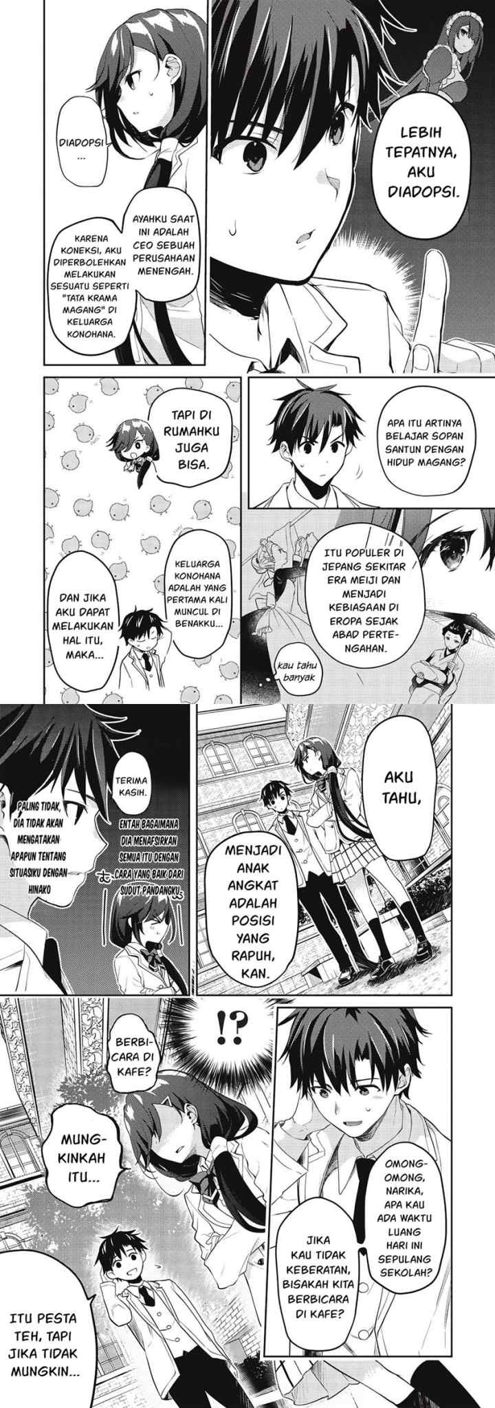 Saijo no Osewa ~Takane no Hana Darakena Meimon Kou de, Gakuin Ichi no Ojou-sama (Seikatsu Noryoku Kaimu) o Kagenagara Osewa suru Koto ni Narimashita~ chapter 9 halaman 9