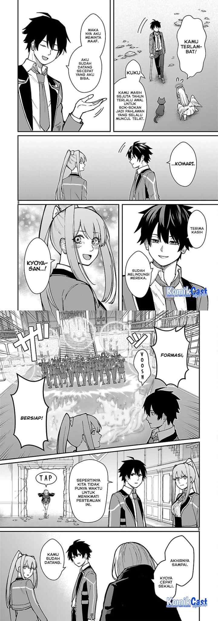 Saikyou no Maou ni Kitaerareta Yuusha Isekai Kikanshatati no Gakuen de Musou Suru chapter 34 halaman 6