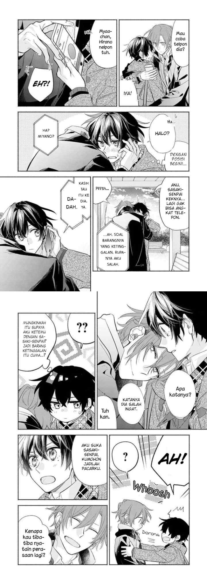 Sasaki to Miyano chapter 31 halaman 14