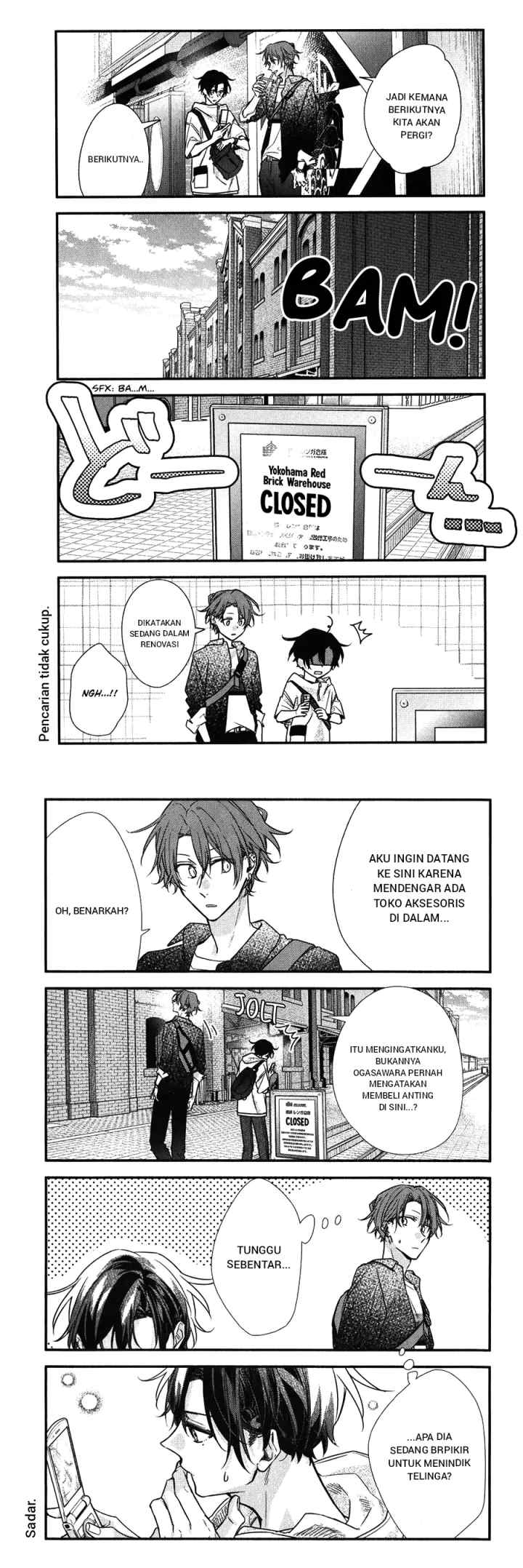 Sasaki to Miyano chapter 44 halaman 8