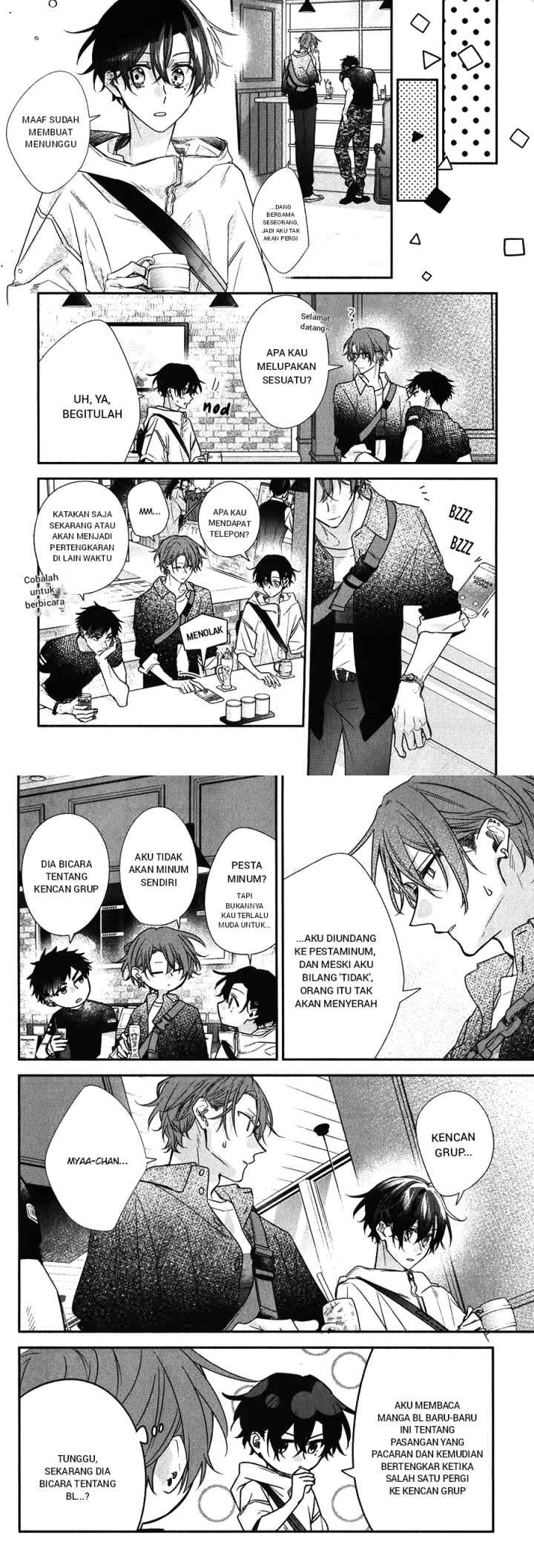 Sasaki to Miyano chapter 44 halaman 12