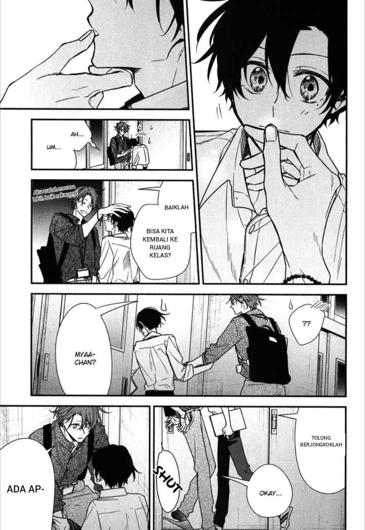 Sasaki to Miyano chapter 46 halaman 15