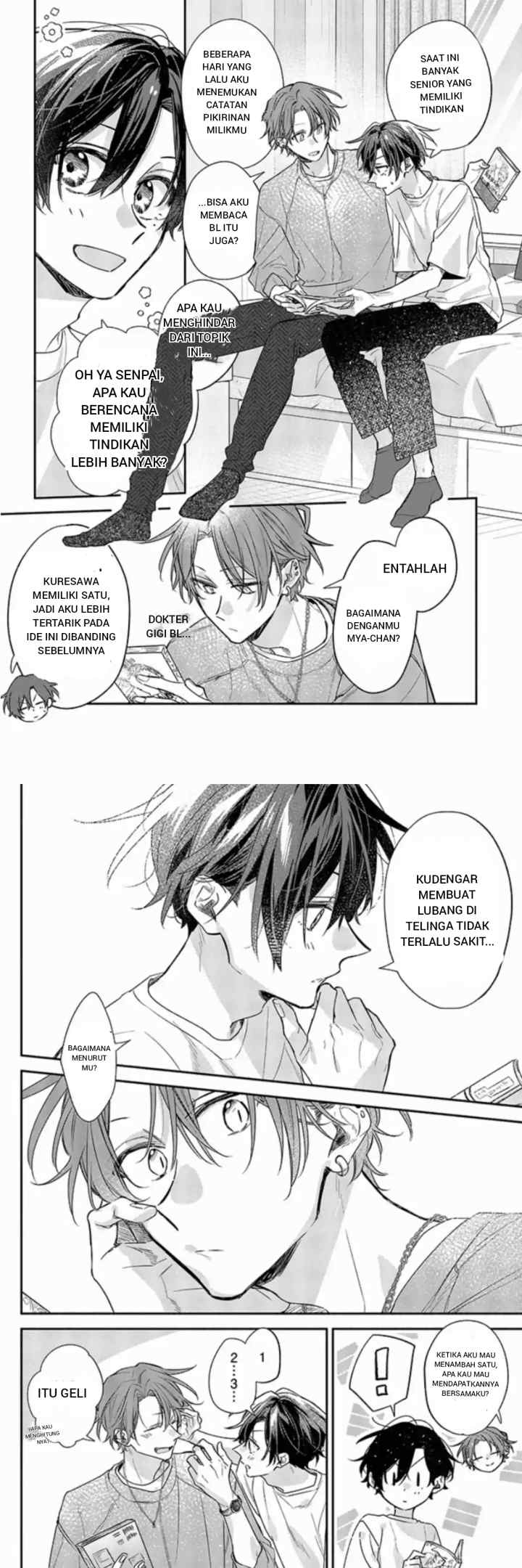 Sasaki to Miyano chapter 47 halaman 7