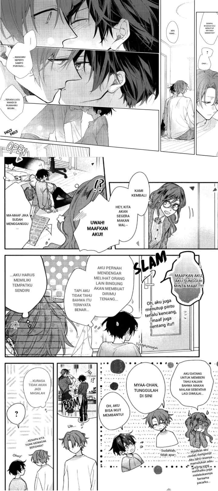 Sasaki to Miyano chapter 50 halaman 8