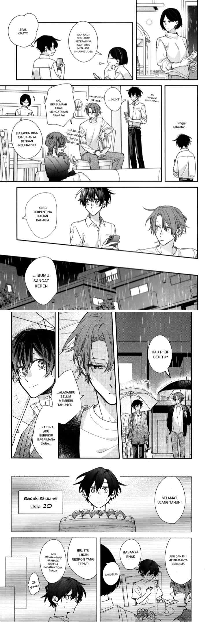 Sasaki to Miyano chapter 50 halaman 10