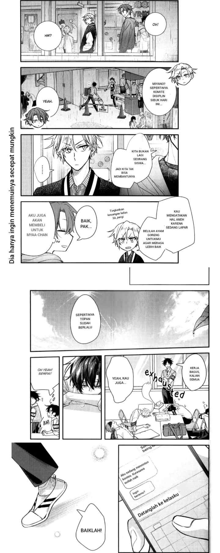 Sasaki to Miyano chapter 51 halaman 7