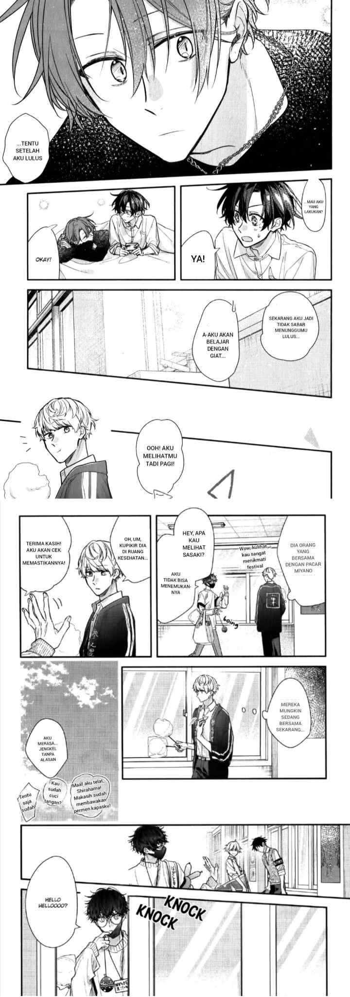Sasaki to Miyano chapter 51 halaman 16