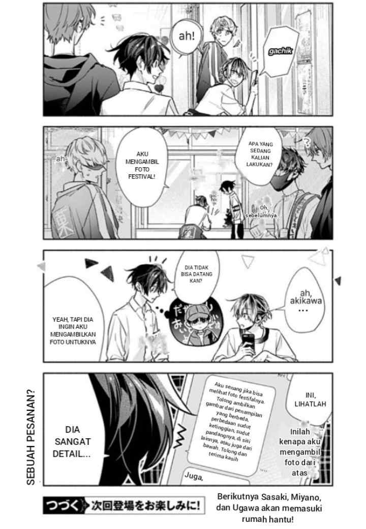 Sasaki to Miyano chapter 52 halaman 18