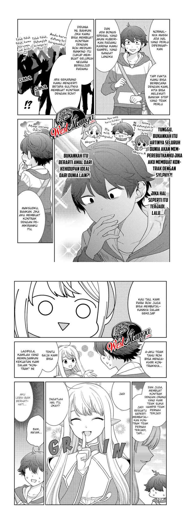 Seirei-tachi no Rakuen to Risou no Isekai Seikatsu chapter 18 halaman 4