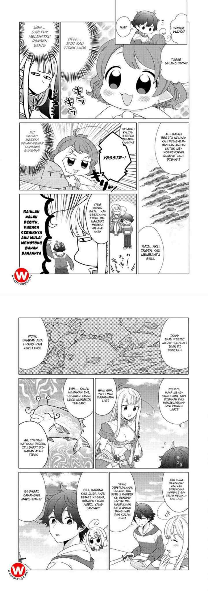 Seirei-tachi no Rakuen to Risou no Isekai Seikatsu chapter 6 halaman 12