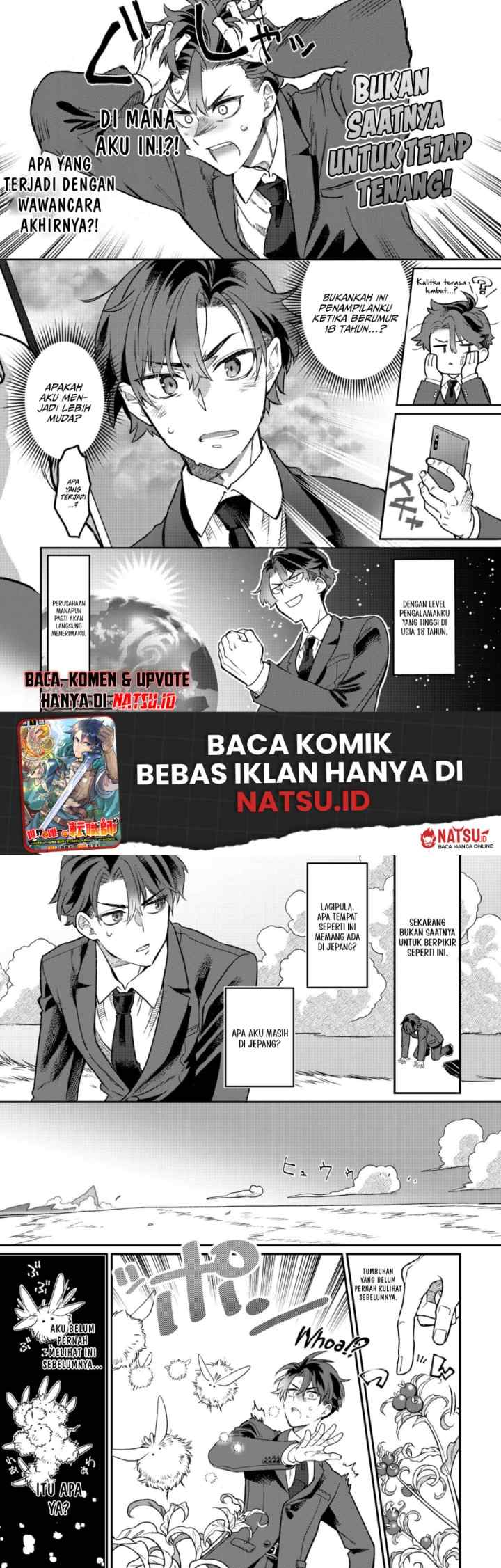 Sekai de Yuuitsu no Tenshokushi: Job Hopper na Ore wa, Isekai de Subete no Job wo Kiwameru Koto ni Shita chapter 1 halaman 6