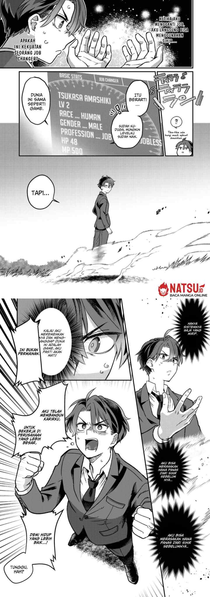Sekai de Yuuitsu no Tenshokushi: Job Hopper na Ore wa, Isekai de Subete no Job wo Kiwameru Koto ni Shita chapter 1 halaman 13