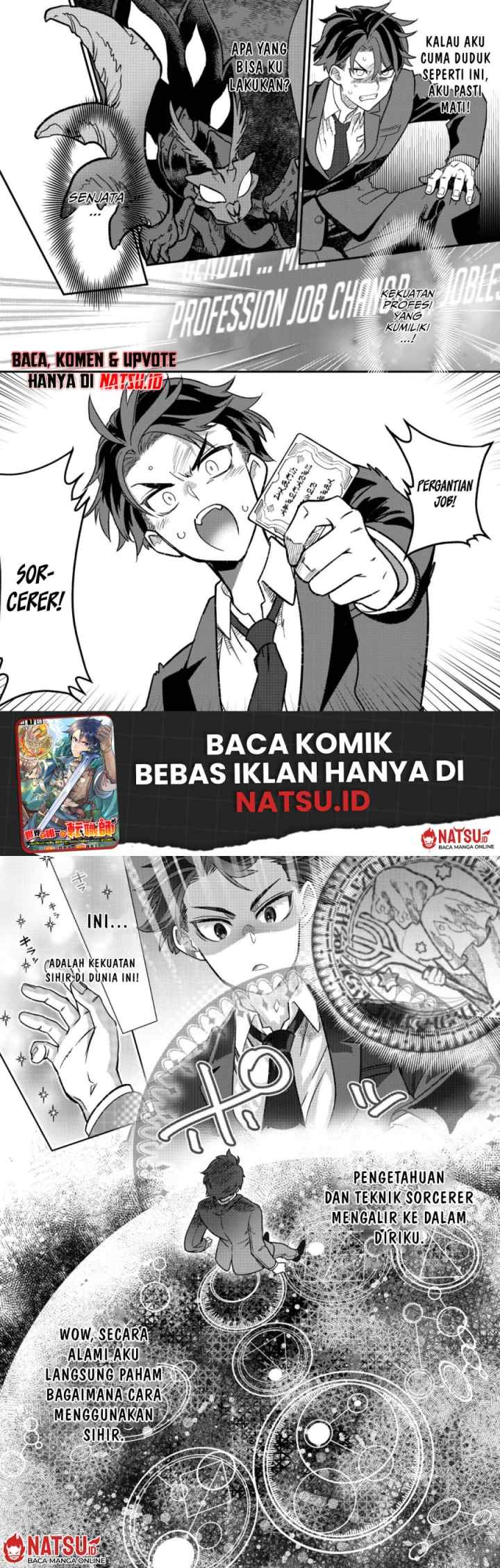 Sekai de Yuuitsu no Tenshokushi: Job Hopper na Ore wa, Isekai de Subete no Job wo Kiwameru Koto ni Shita chapter 1 halaman 11