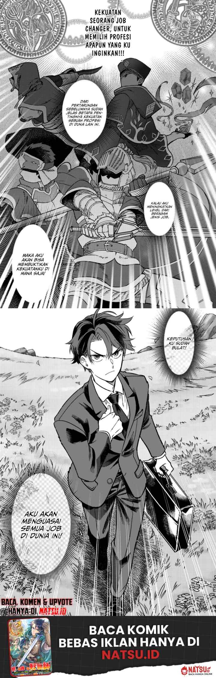 Sekai de Yuuitsu no Tenshokushi: Job Hopper na Ore wa, Isekai de Subete no Job wo Kiwameru Koto ni Shita chapter 1 halaman 15