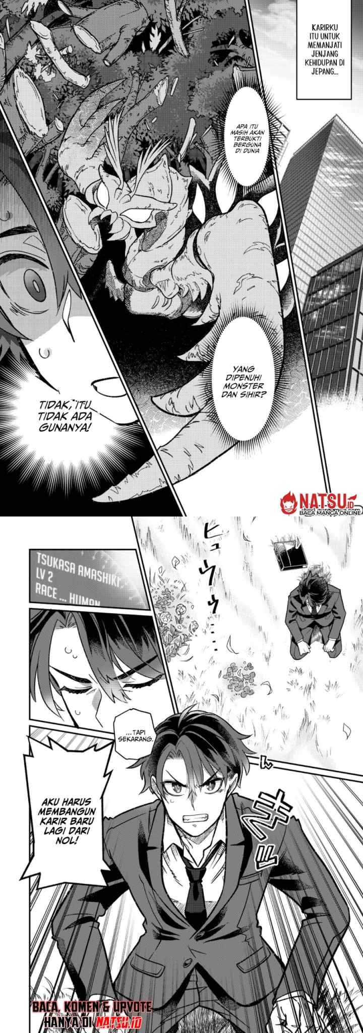 Sekai de Yuuitsu no Tenshokushi: Job Hopper na Ore wa, Isekai de Subete no Job wo Kiwameru Koto ni Shita chapter 1 halaman 14