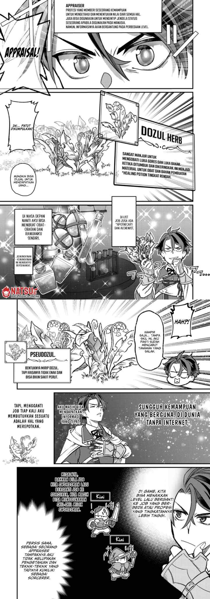 Sekai de Yuuitsu no Tenshokushi: Job Hopper na Ore wa, Isekai de Subete no Job wo Kiwameru Koto ni Shita chapter 2 halaman 12