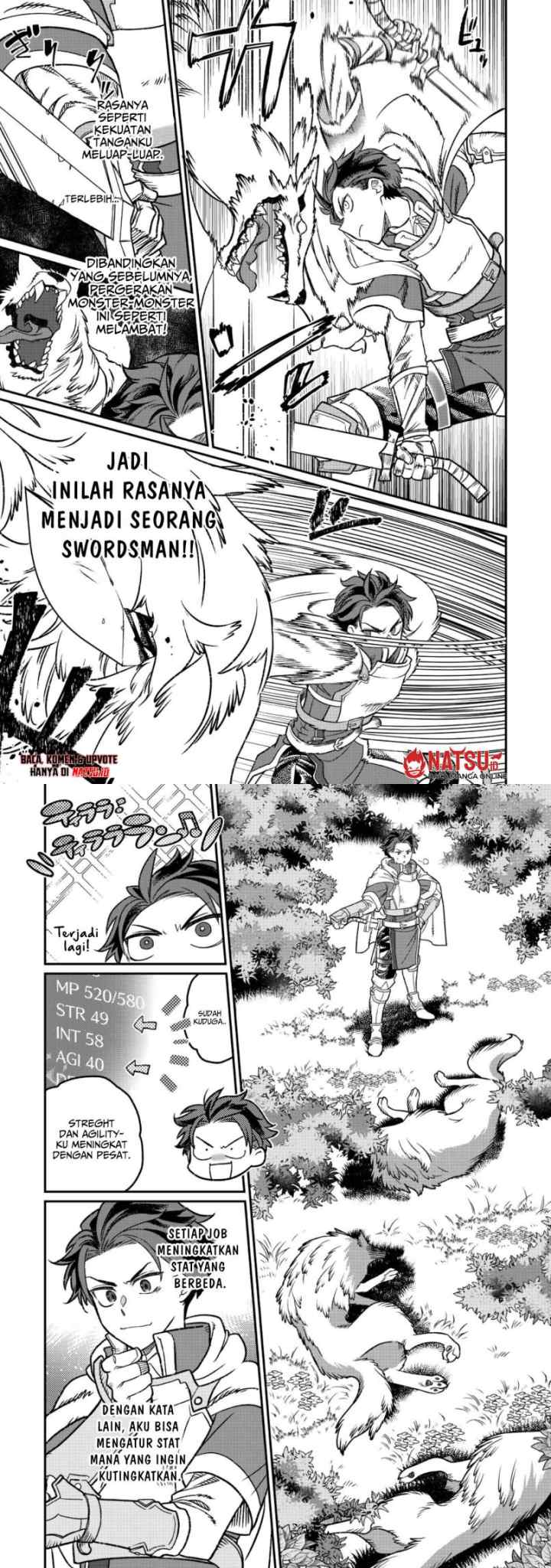 Sekai de Yuuitsu no Tenshokushi: Job Hopper na Ore wa, Isekai de Subete no Job wo Kiwameru Koto ni Shita chapter 3 halaman 7